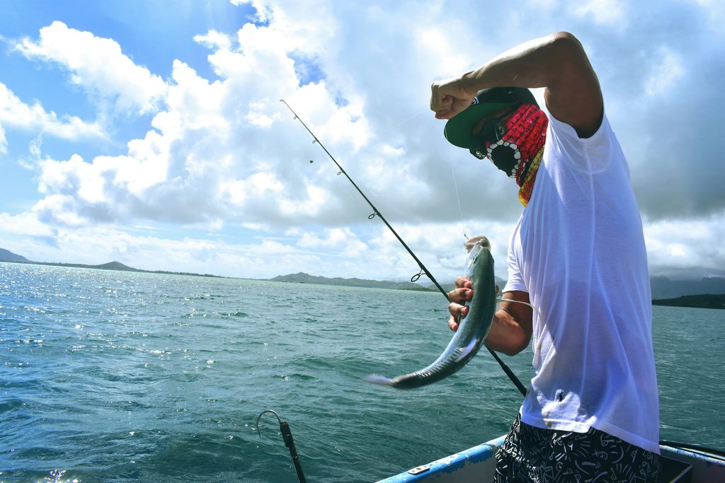 fishing and snorkeling